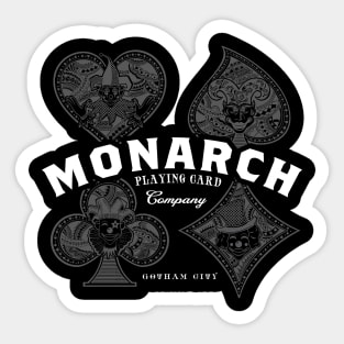 Monarch Playing Cards Sticker
